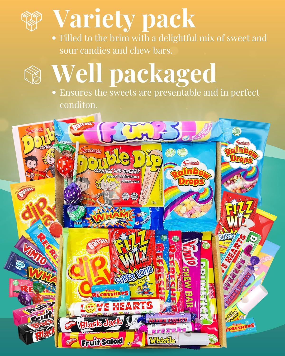 Large Retro Sweets Gift Box